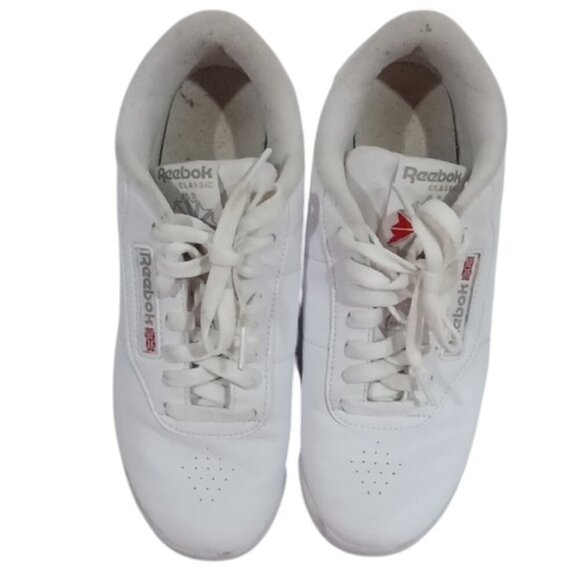Reebok Princess Women's Classic White Leather Shoes US Women 7 - Picture 4 of 8